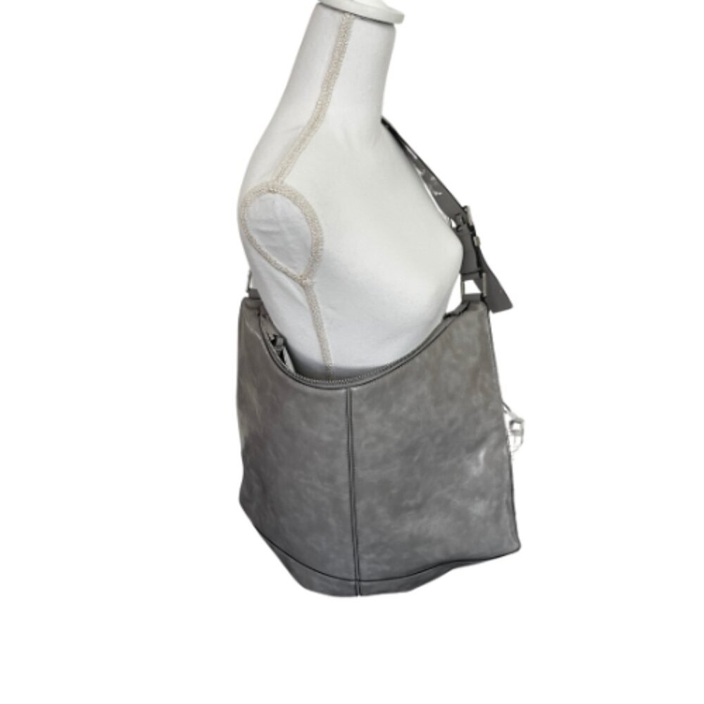 Calvin Klein Max Oversized Top Zip Hobo Shoulder Bag
